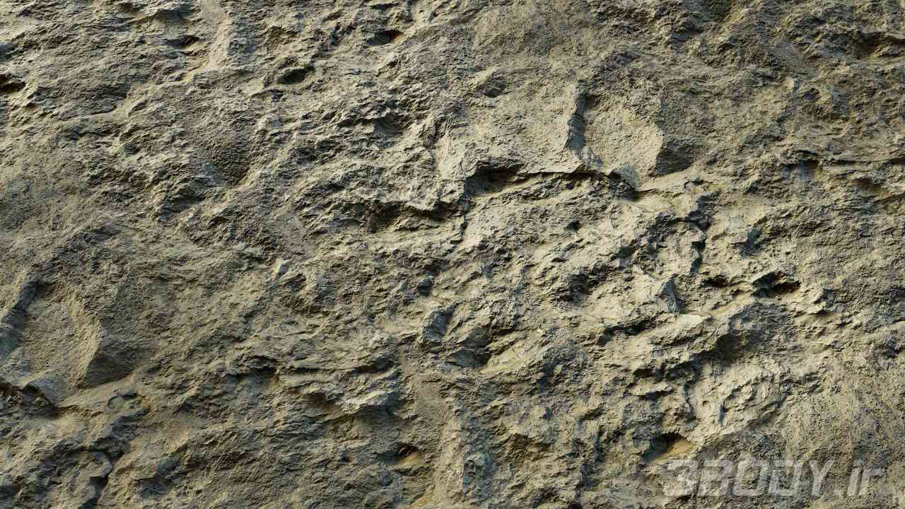 متریال صخره ناهموار rough rock عکس 1